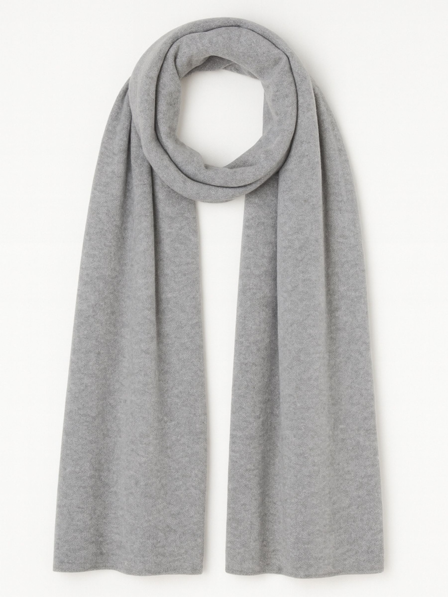 

Шарф KOPYTO MANUL - Großer Breiter Schal aus 100% Merinowolle RWS, серый