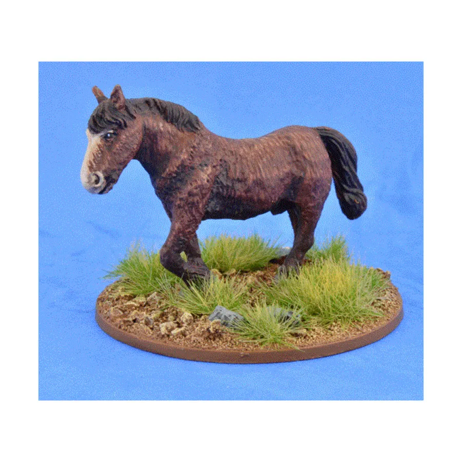 

Лохматый пони - без презерватива, Gripping Beast Miniatures - Livestock (28mm)