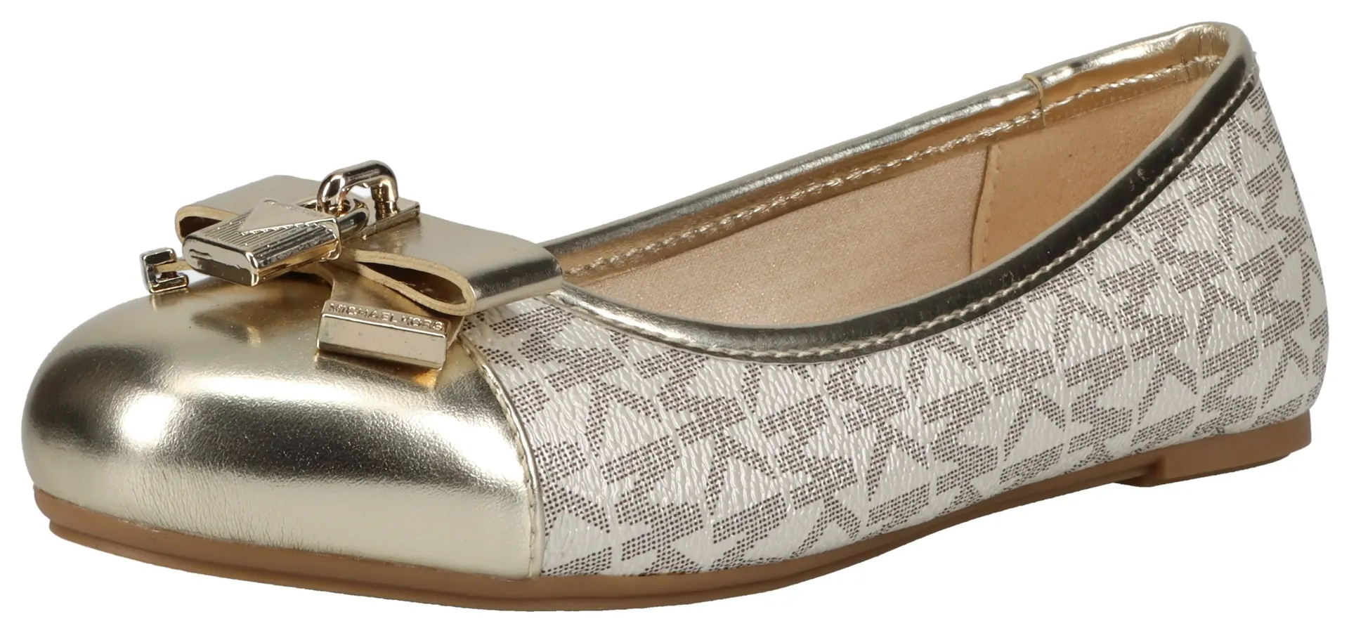 

Балетки MICHAEL KORS KIDS "KENYA LOCK", с экстравагантным бантом, цвет Goldfarben