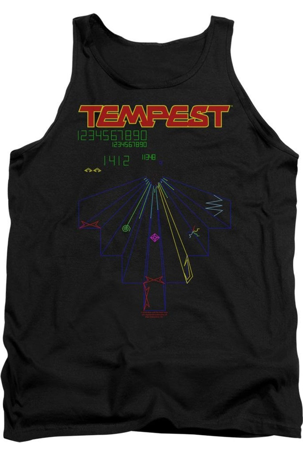 

Atari Tempest Экран мужская майка Gildan, черный