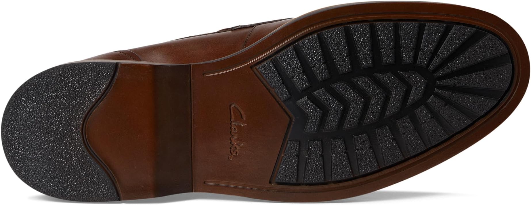 Лоферы Clarks Aldwin Step, цвет Mid Tan Leather — фото 3