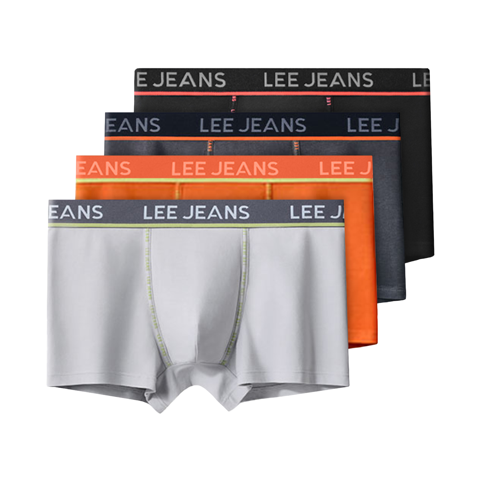 

Hui guang ii generation трусы мужские 4 шт Lee, светло-серый