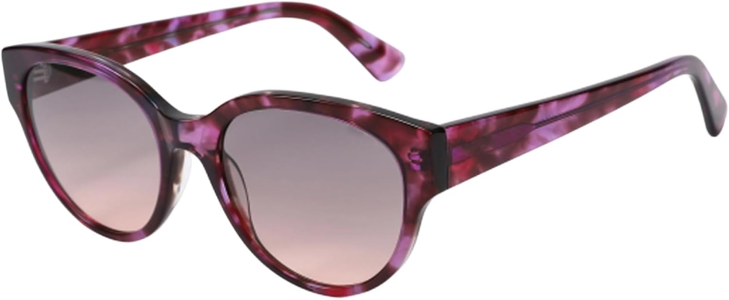 

Солнцезащитные очки «кошачий глаз» в стиле Y2K для женщин, ретро-очки из ацетата в стиле 90-х с узкими прямоугольными дужками и широкими дужками Aixinhai, Shiny Purple Mix