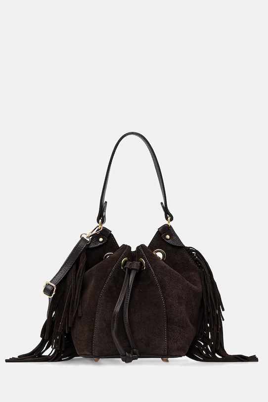 

Замшевая сумка Answear.LAB, коричневый