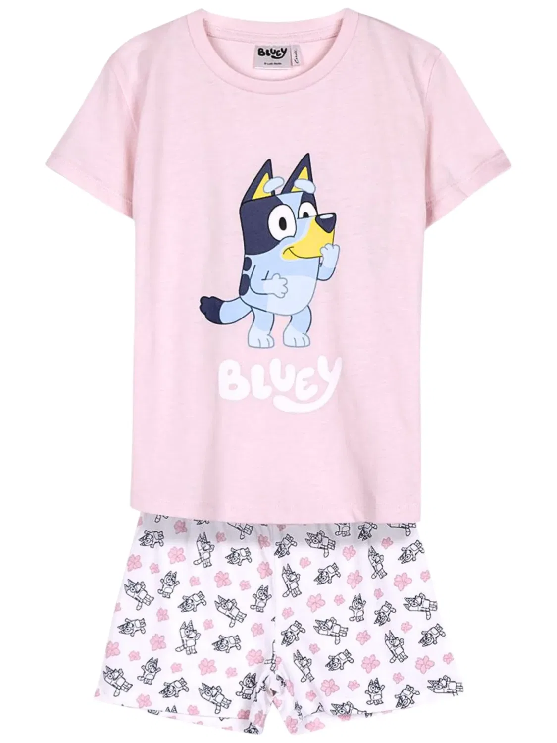 Пижама короткая с Bluey, Cerda, розовый