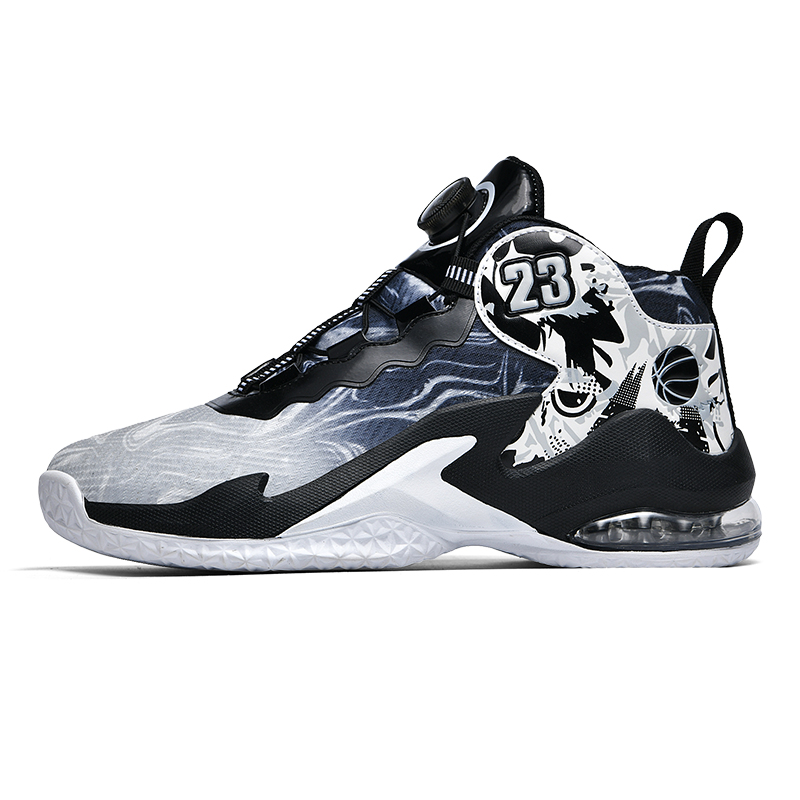 

Дышащие нескользящие и устойчивые к истиранию баскетбольные кроссовки Mid Top для детей и подростков AMICNIEGD, черный