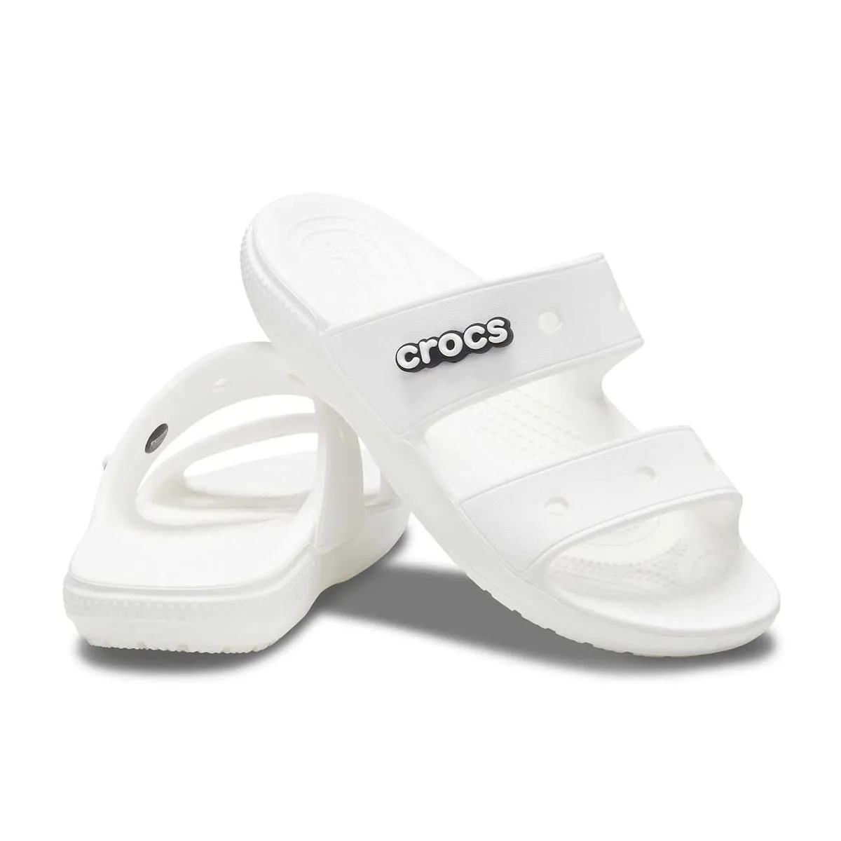 Унисекс открытые сандалии Classic Sandal Crocs, белый — фото 2