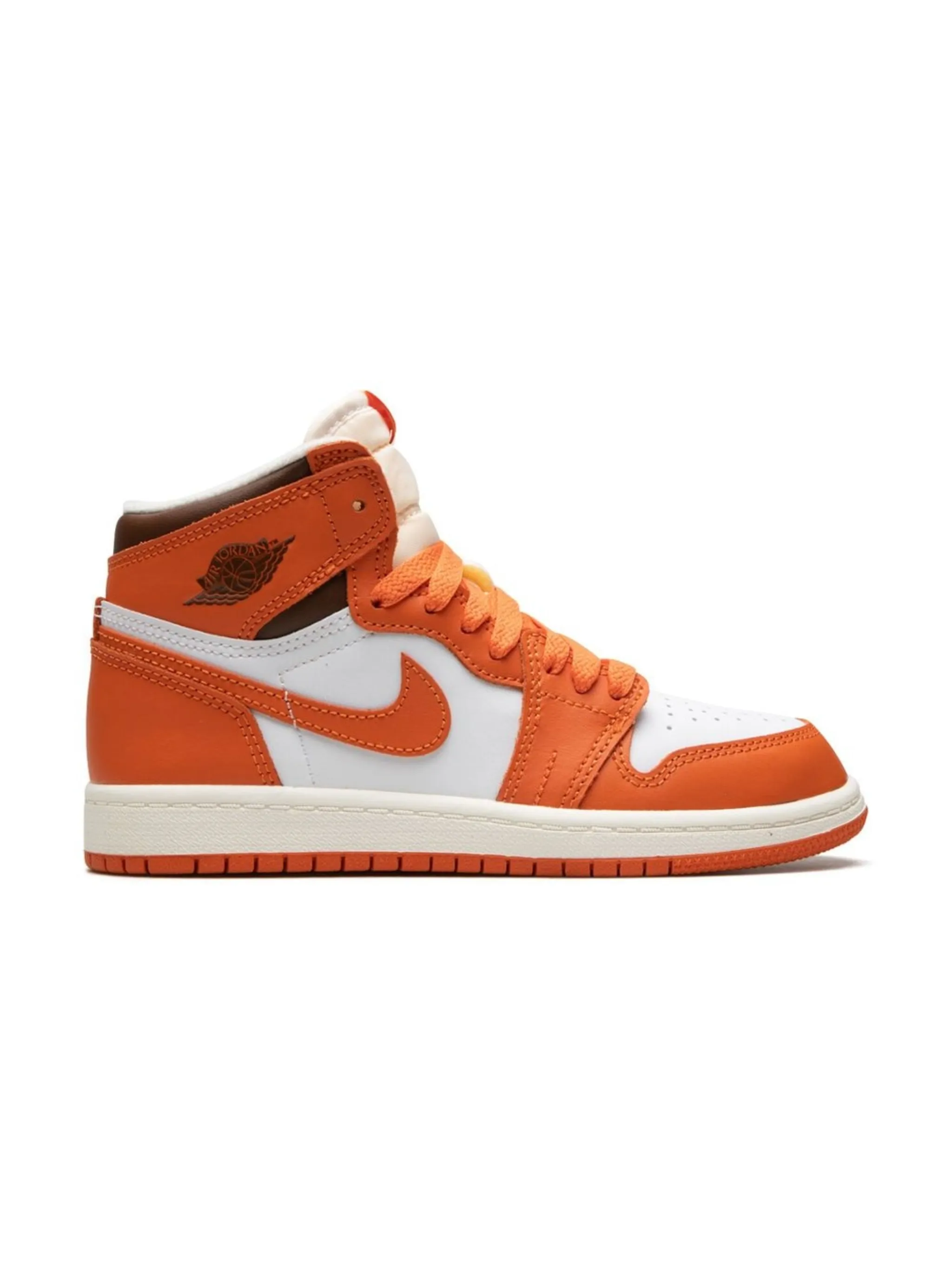 Кроссовки Jordan 1 Retro High OG Jordan Kids, оранжевый — фото 2