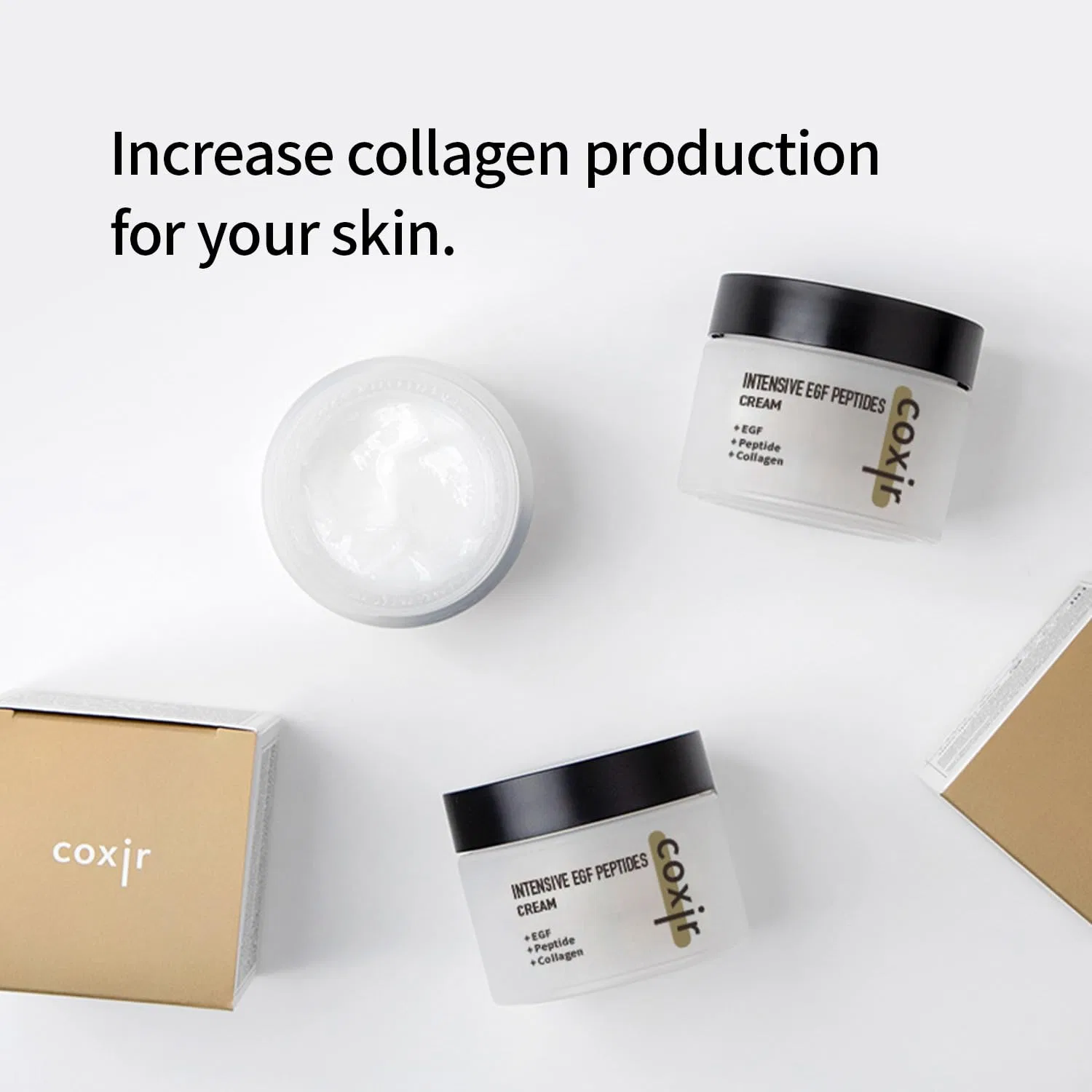 Крем для лица Coxir — Интенсивный увлажняющий «Intensive EGF Peptide Cream» от — фото 4
