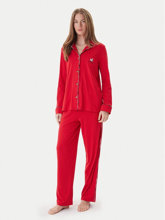 

Пижама regular fit ILN72467F Lauren Ralph Lauren, красный