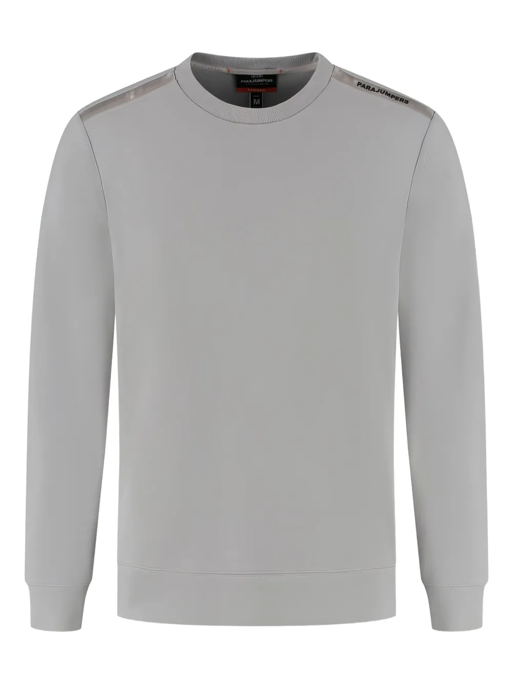 

Свитшот с логотипной лентой и круглым вырезом Parajumpers, серый