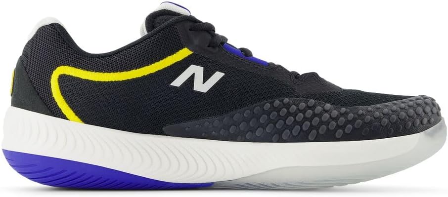 Мужские теннисные кроссовки New Balance FuelCell 996 V6 для жесткого корта, черный/синий — фото 3