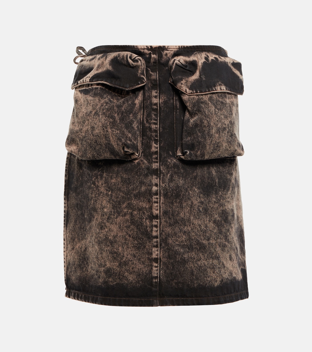 

Джинсовая юбка миди Miu Miu, Nero