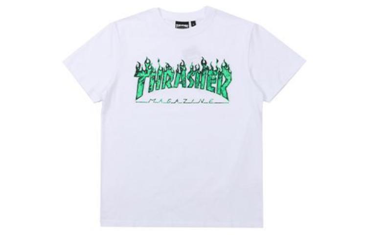 

Thrasher Футболка японская версия унисекс белая