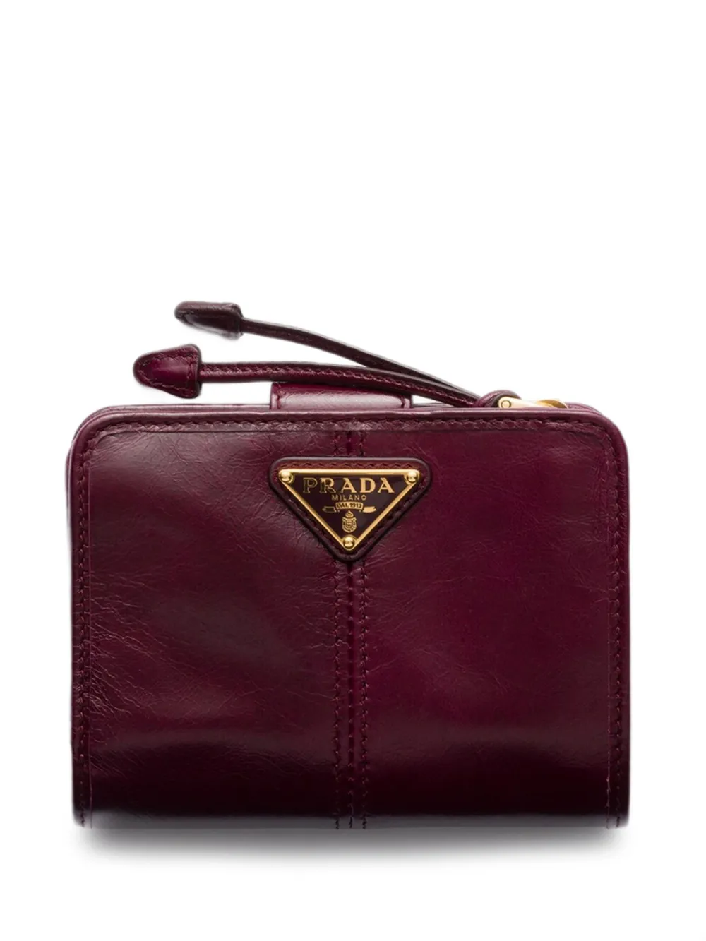 

Маленький кошелек Prada, красный