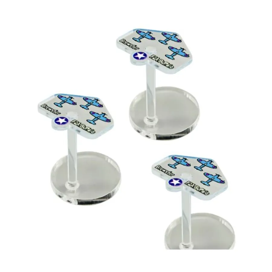 

Американские истребители Брюстер F2A Баффало, Token Sets - Axis & Allies (Litko Aerosystems)