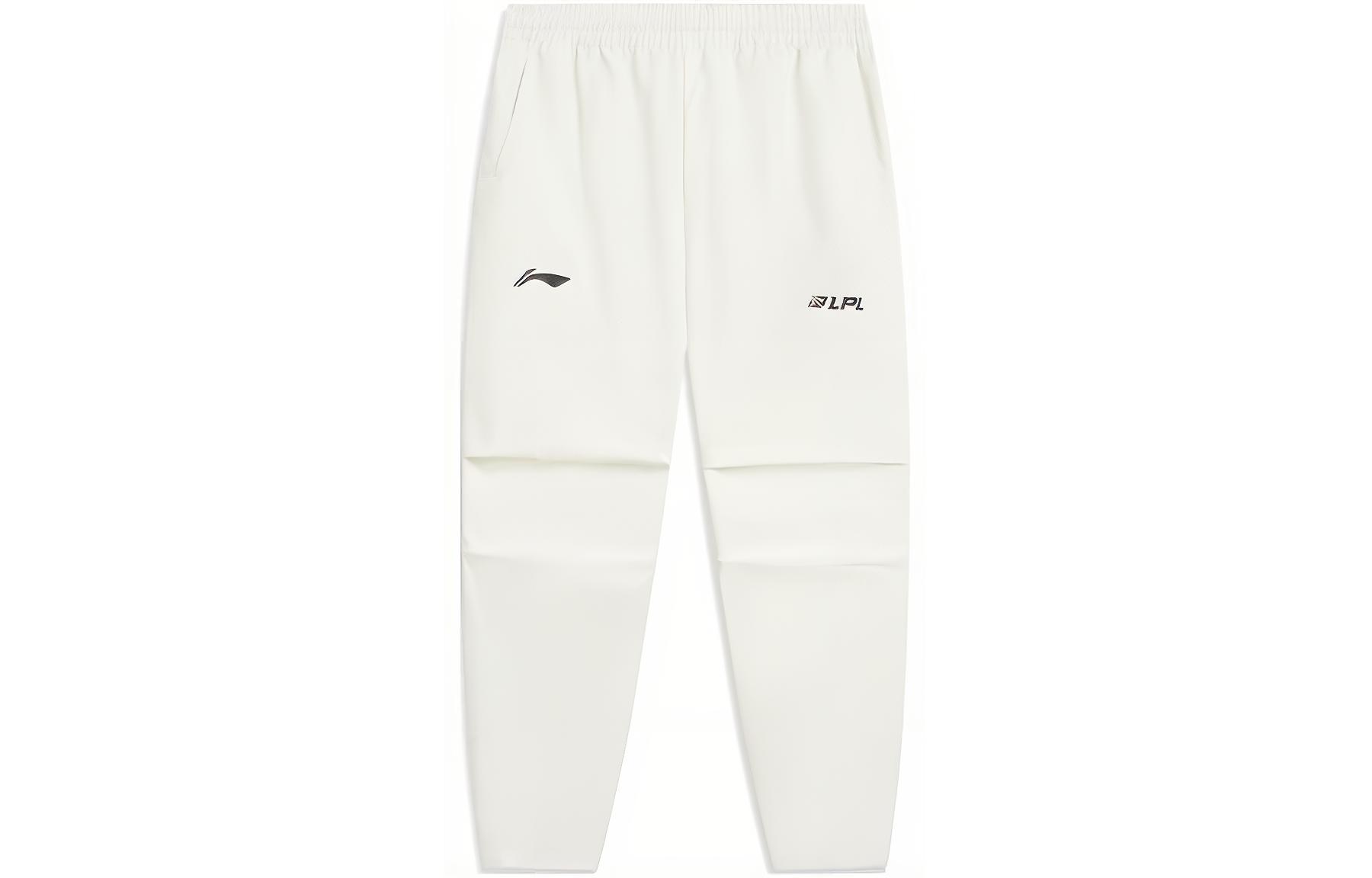 

LINING Спортивные брюки Sports Life Collection вязаные мужские ivory