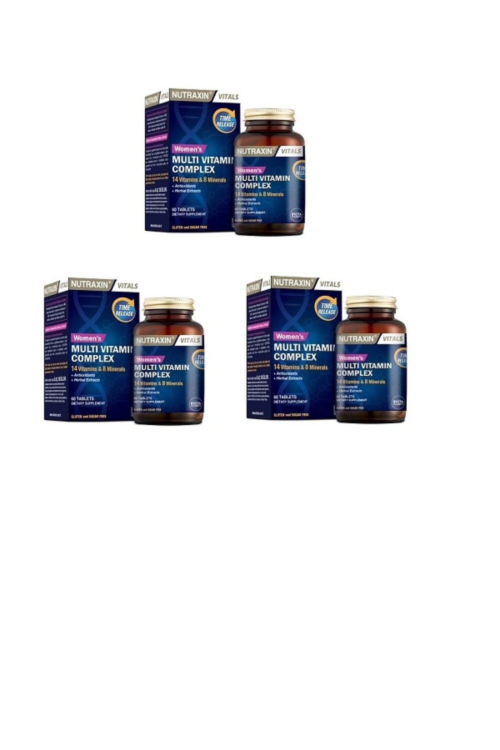 

Nutraxin Мультивитаминный комплекс 60 таблеток*3