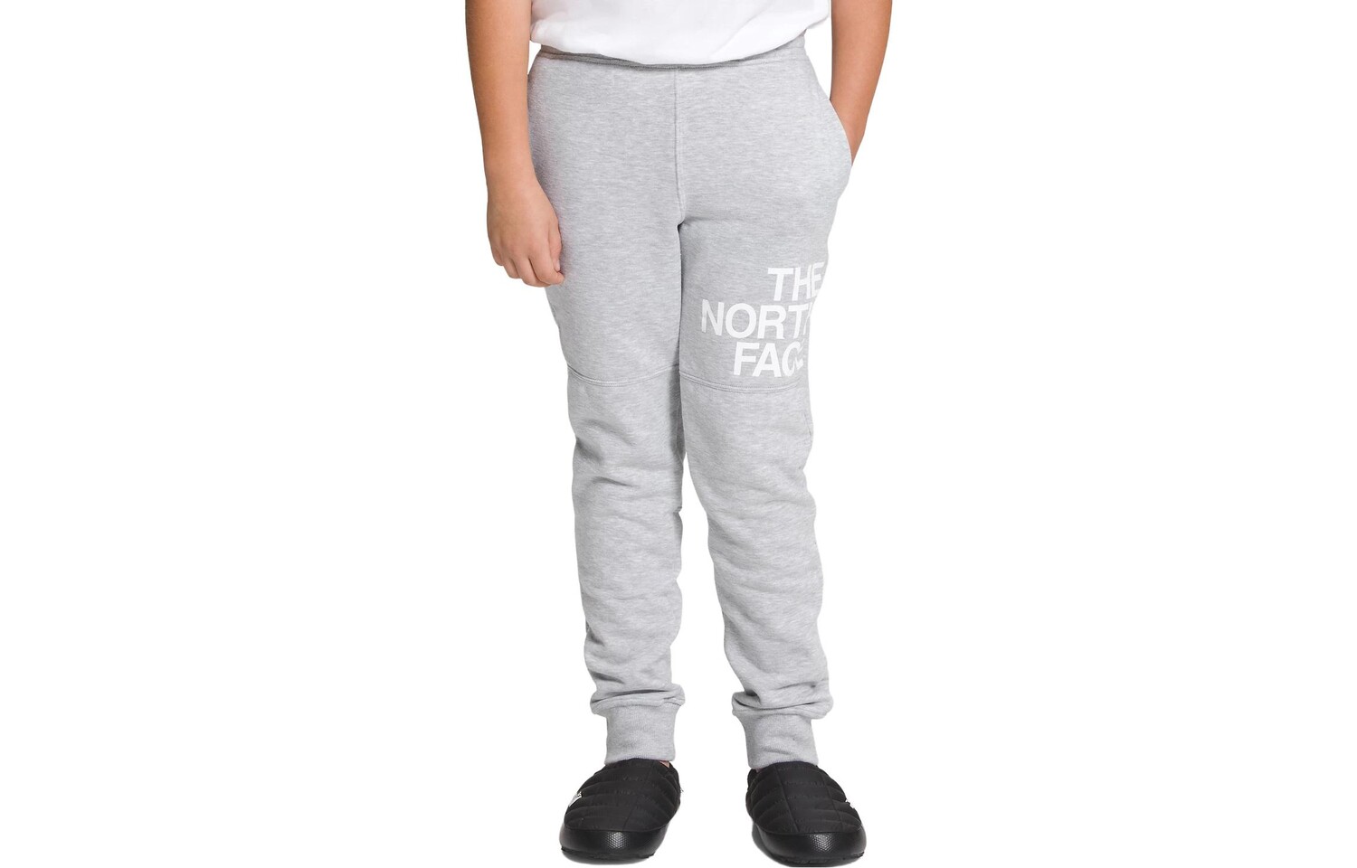 

Детские трикотажные спортивные штаны The North Face, серый