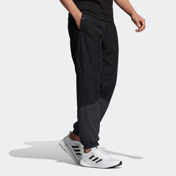 Спортивные штаны Men's adidas Si Wov Pnt Colorblock Alphabet Bundle Feet Sports Pants/Trousers/Joggers Black, черный — фото 4