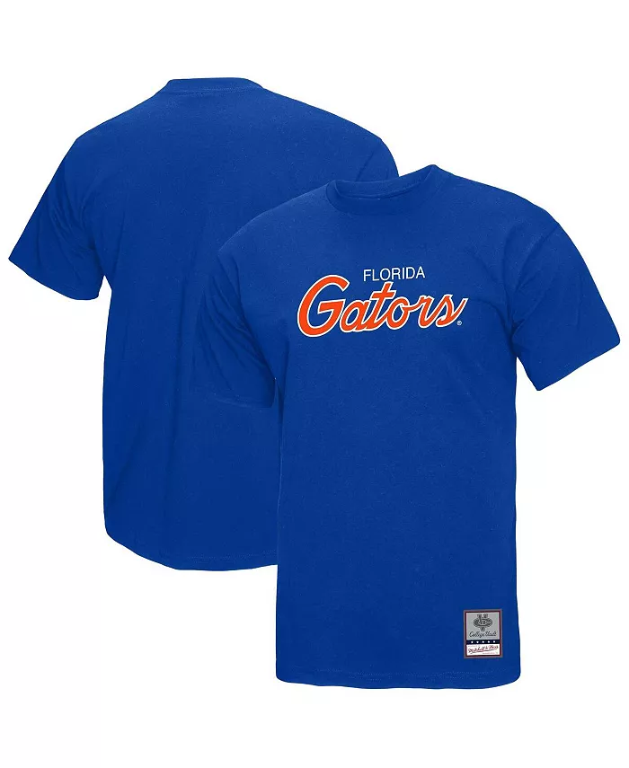 

Мужская футболка Royal Florida Gators Elite Script Mitchell & Ness