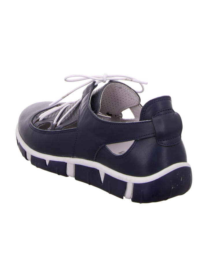Элегантные туфли на шнуровке manitu Komfort Schnürschuhe, синий — фото 3