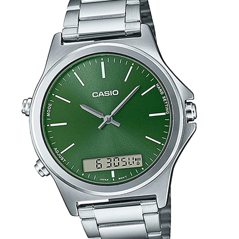

Мужские часы Standard Series зеленые MTP-VC01D-3E CASIO