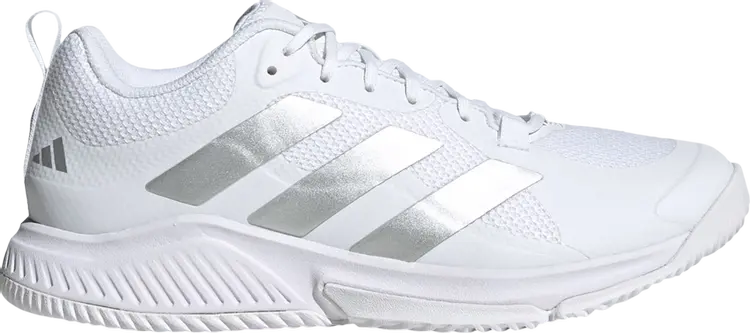 

Кроссовки Wmns Court Team Bounce 2.0 'White Silver Metallic', белый