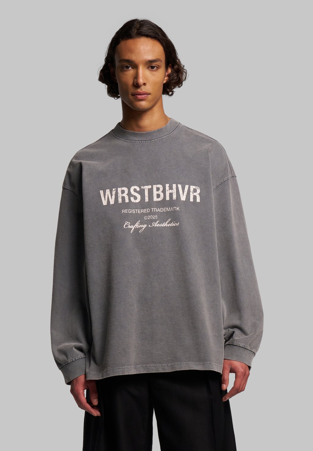 

Толстовка MECK WRSTBHVR, темно-серый