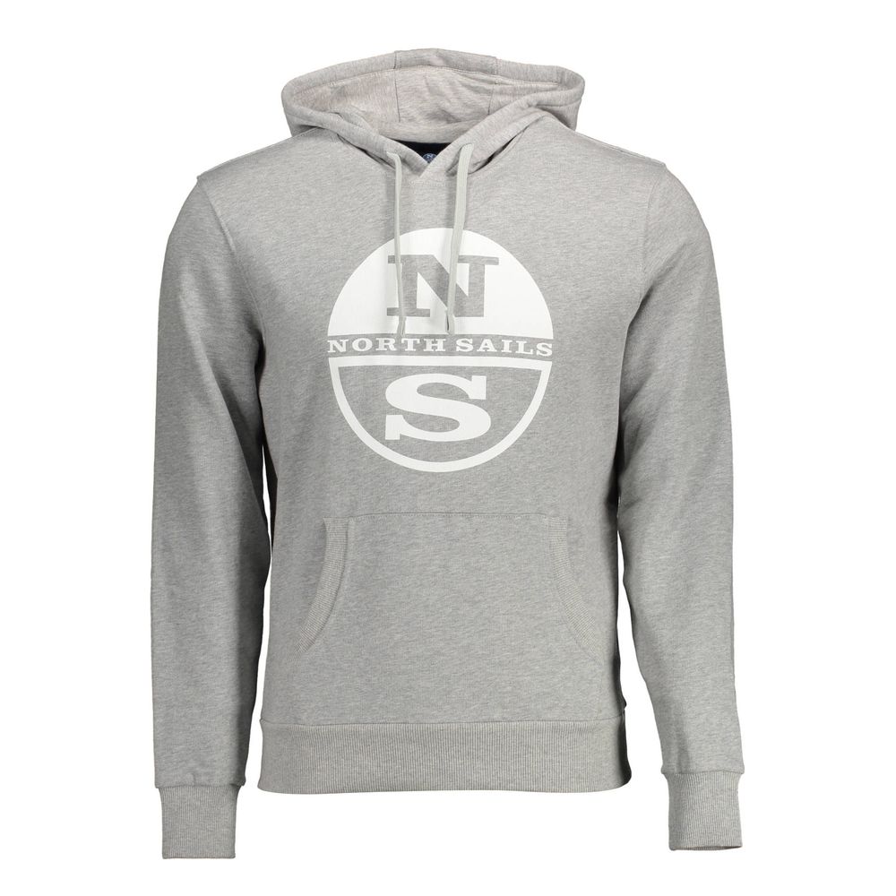 

Серый хлопковый мужской свитер North Sails
