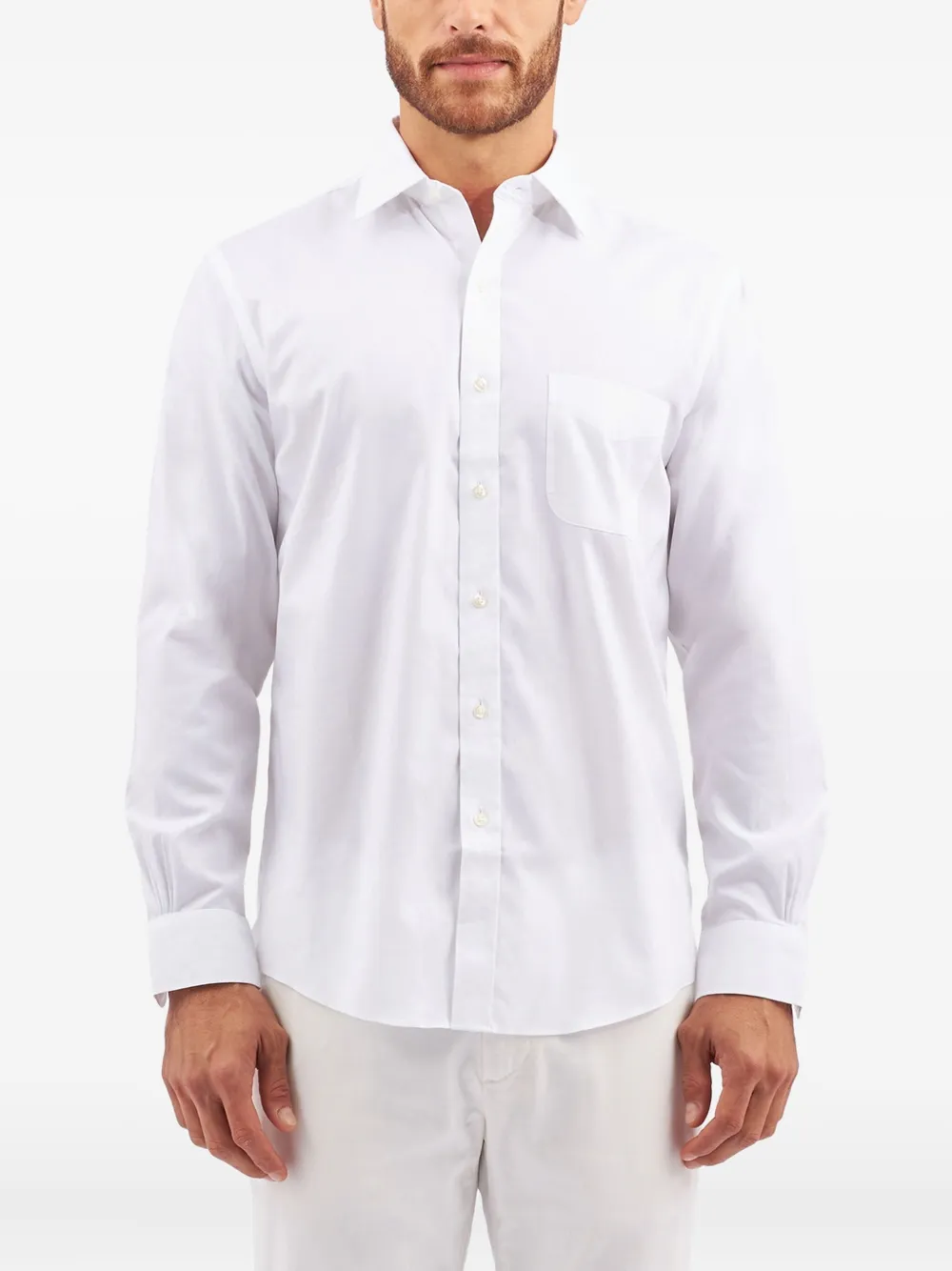 

Рубашка Ainsley Colla Brooks Brothers, белый