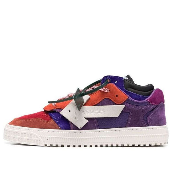 

Кроссовки floating arrow low-top sneakers 'purple orange white' Off-White, фиолетовый