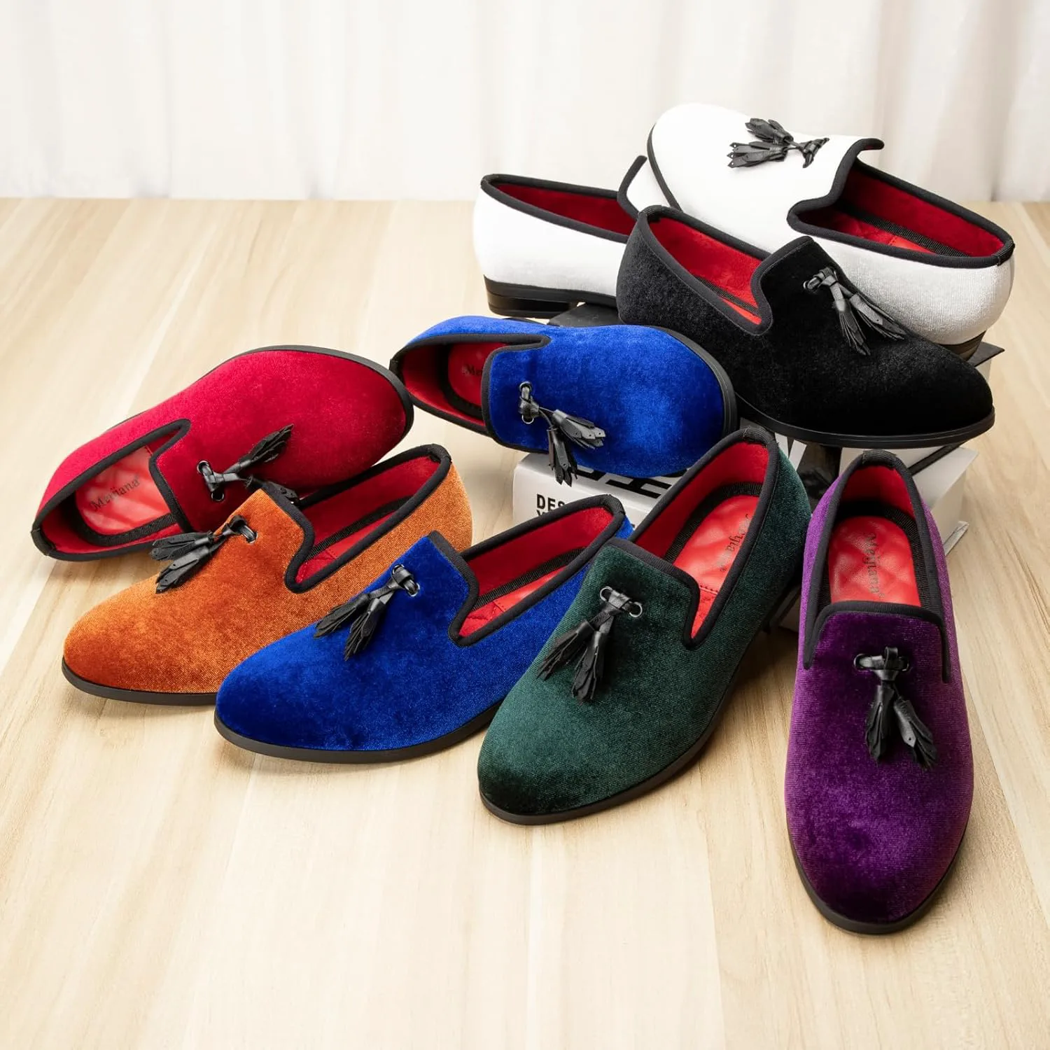 

Детские лоферы Meijiana для торжественных случаев - туфли-смокинги для малышей, красный