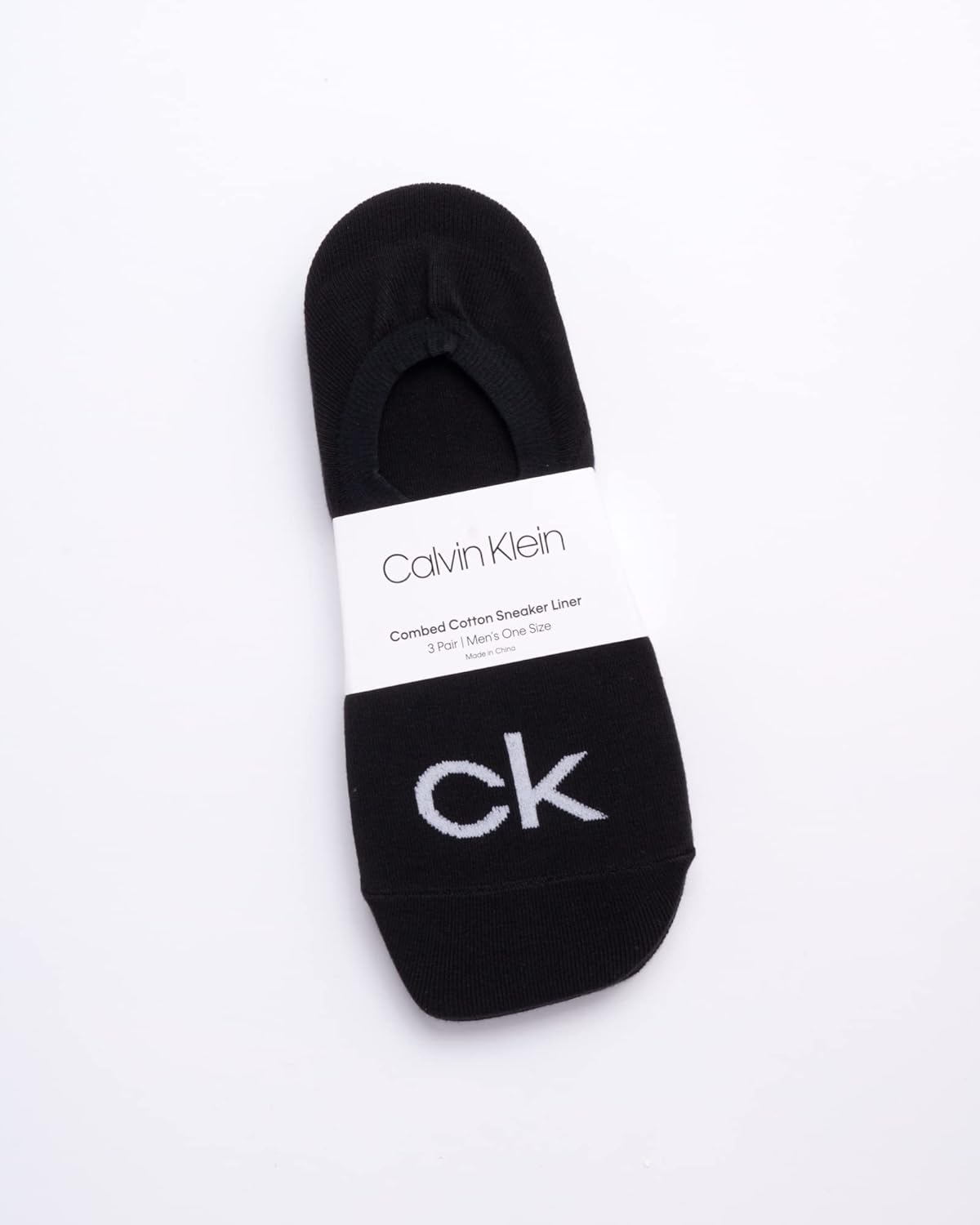 Мужские носки Calvin Klein No Show - 3 пары, мягкие, эластичные, с мягкой подкладкой, спортивные, повседневные, с низким вырезом, для мужчин, Black — фото 2