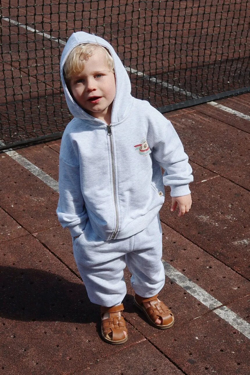 

Детская толстовка LOU HOODIE OCS Konges Sløjd, серый