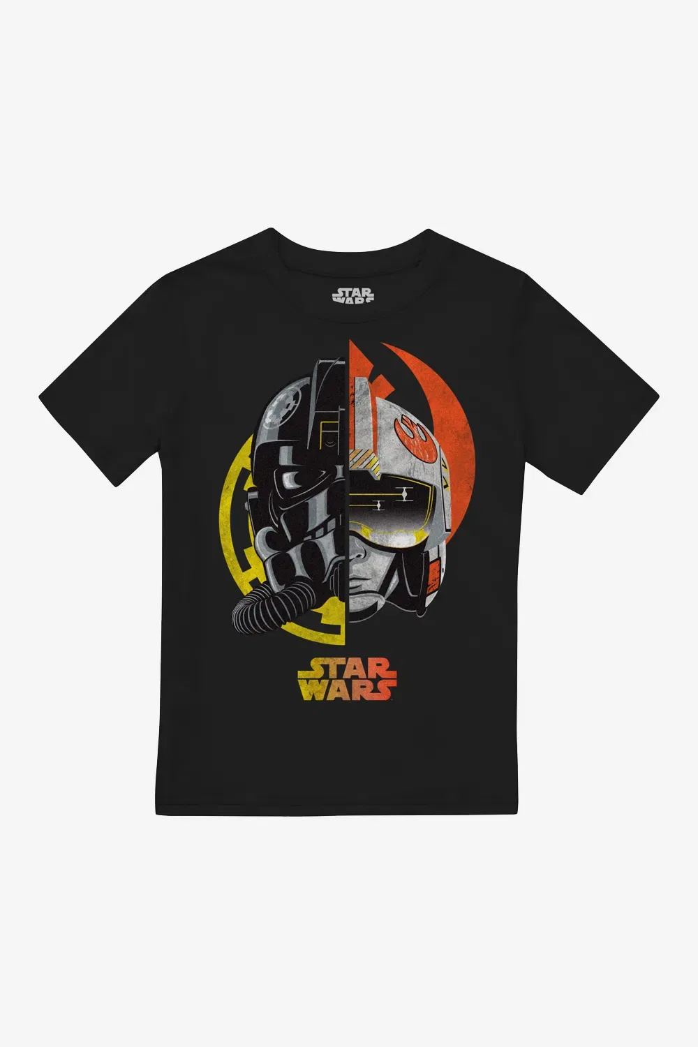 Футболка с принтом Split Helmet Star Wars, черный — фото 2