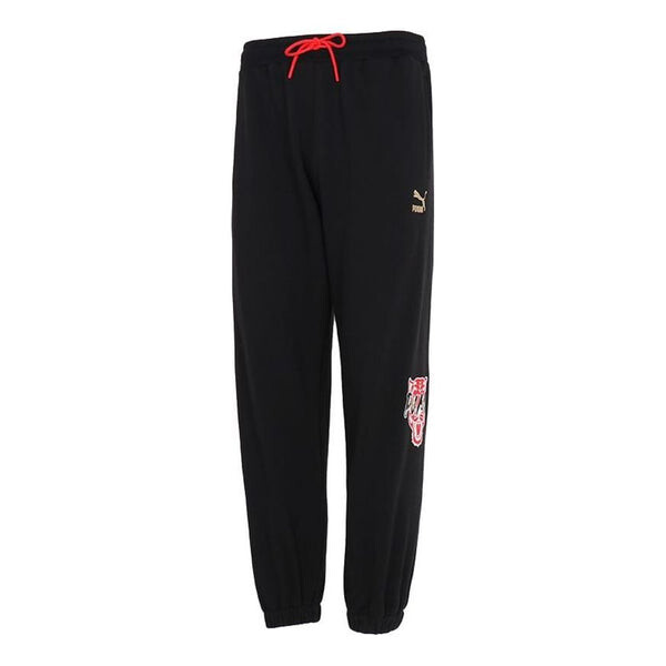 

Брюки logo sweatpants 'black' Puma, черный
