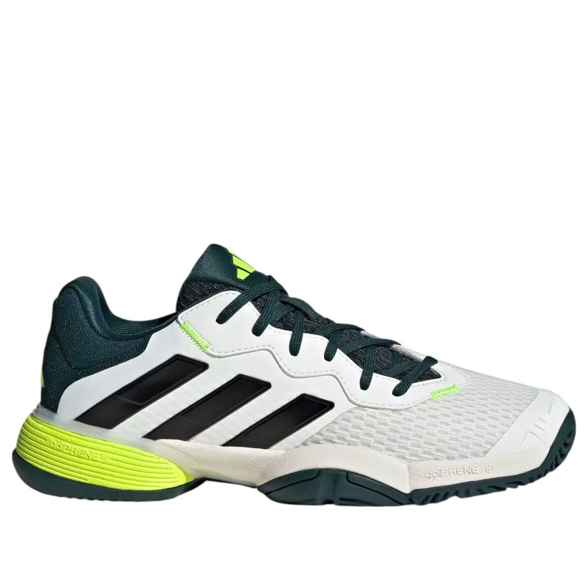 (GS) Adidas Barricade J 'Off White Black Aurora Ivy' — фото 2