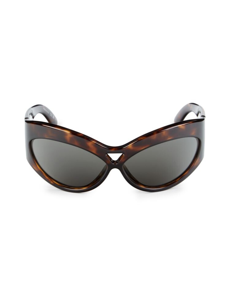 

Солнцезащитные очки «кошачий глаз» 67MM Saint Laurent, цвет Havana