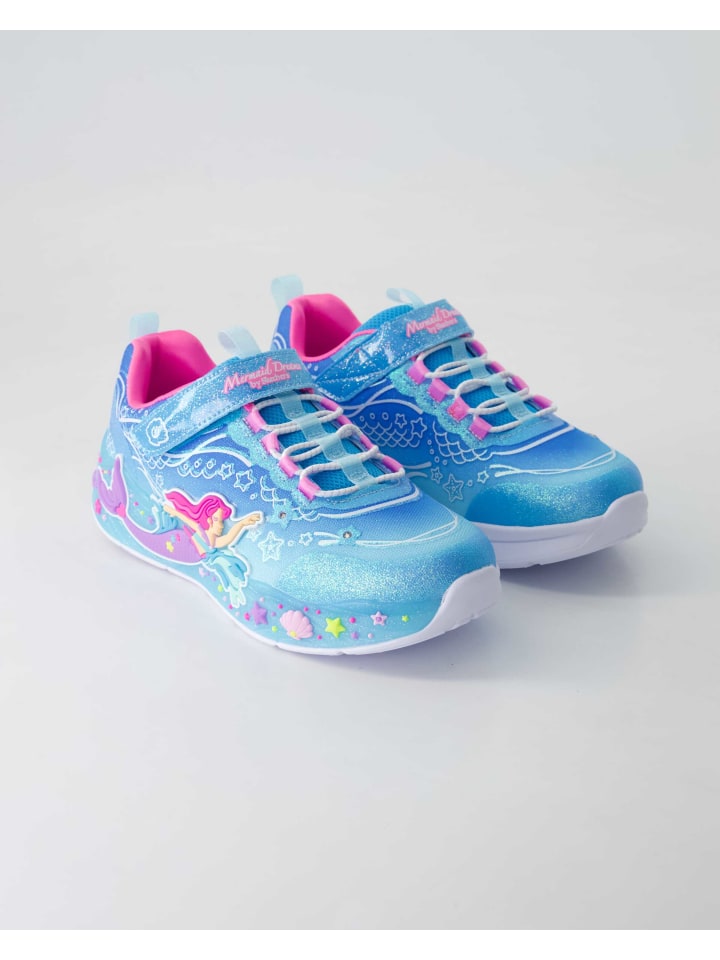 

Кроссовки на шнуровке Skechers, синий