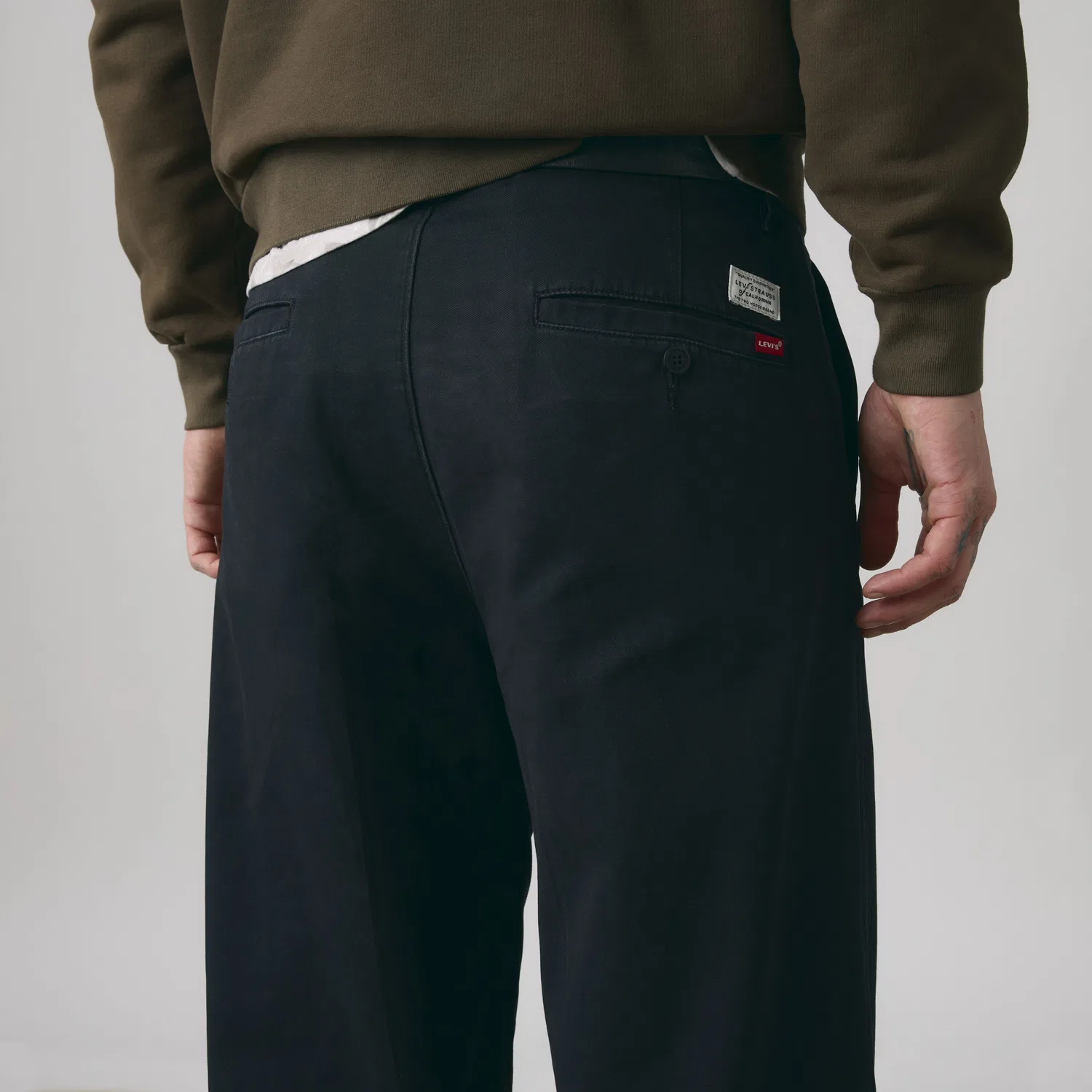 Мужские брюки-чиносы Xx Chino Baggy Levi's, Black — фото 4