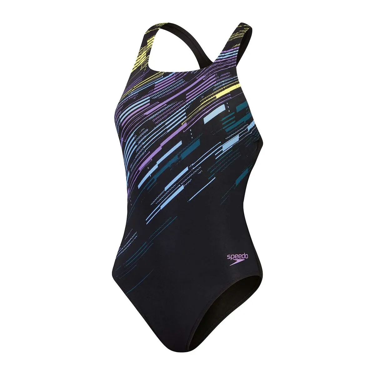 

Женский купальник Speedo Medalist с цифровой печатью, розовый