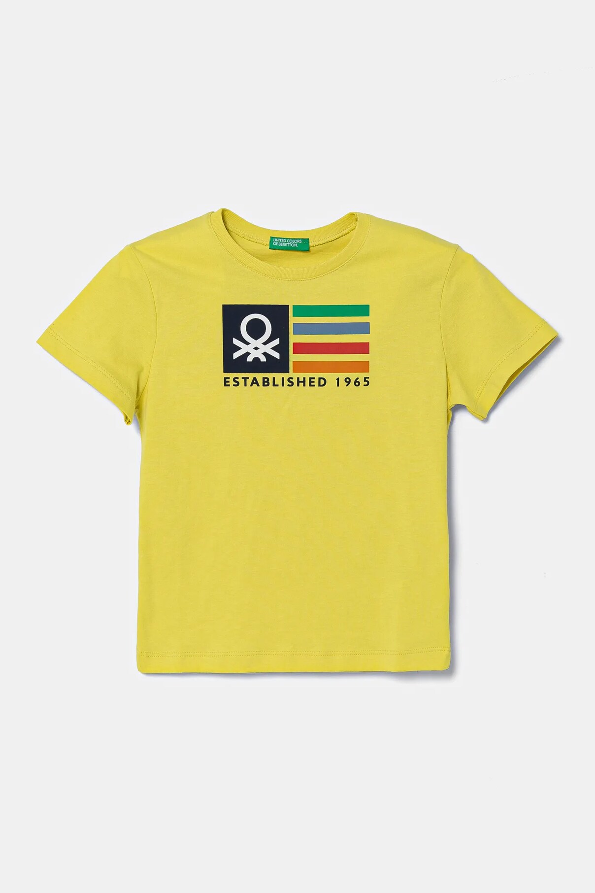 

Футболка из хлопка для детей United Colors Of Benetton, желтый