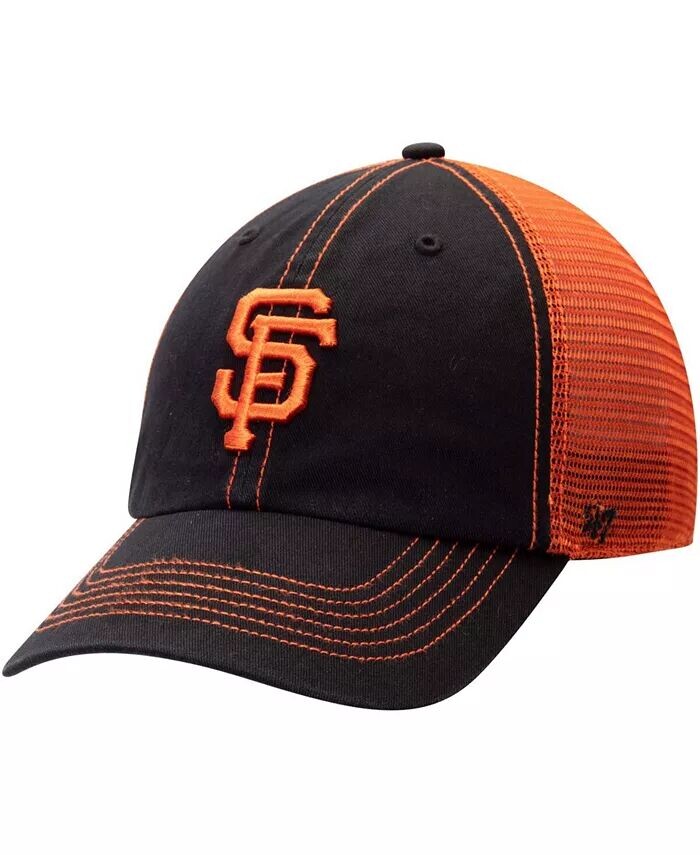 

Мужская черная кепка San Francisco Giants Trawler Clean Up Trucker Hat '47 Brand