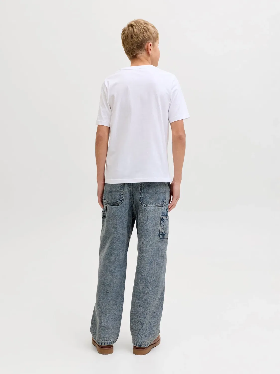 Джинсы Baggy Fit, JACK & JONES Junior, синий деним — фото 4