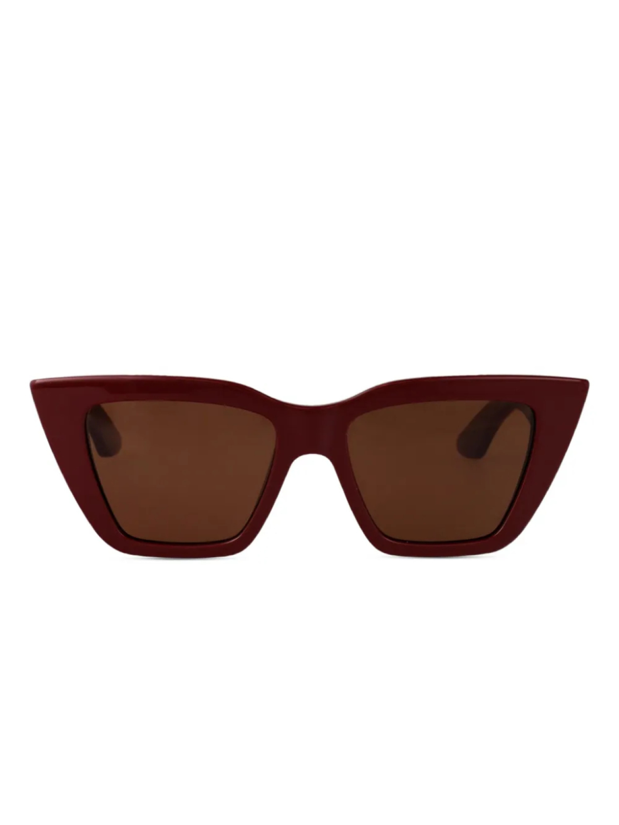 

Alexander McQueen Eyewear cat-eye солнцезащитные очки, красный