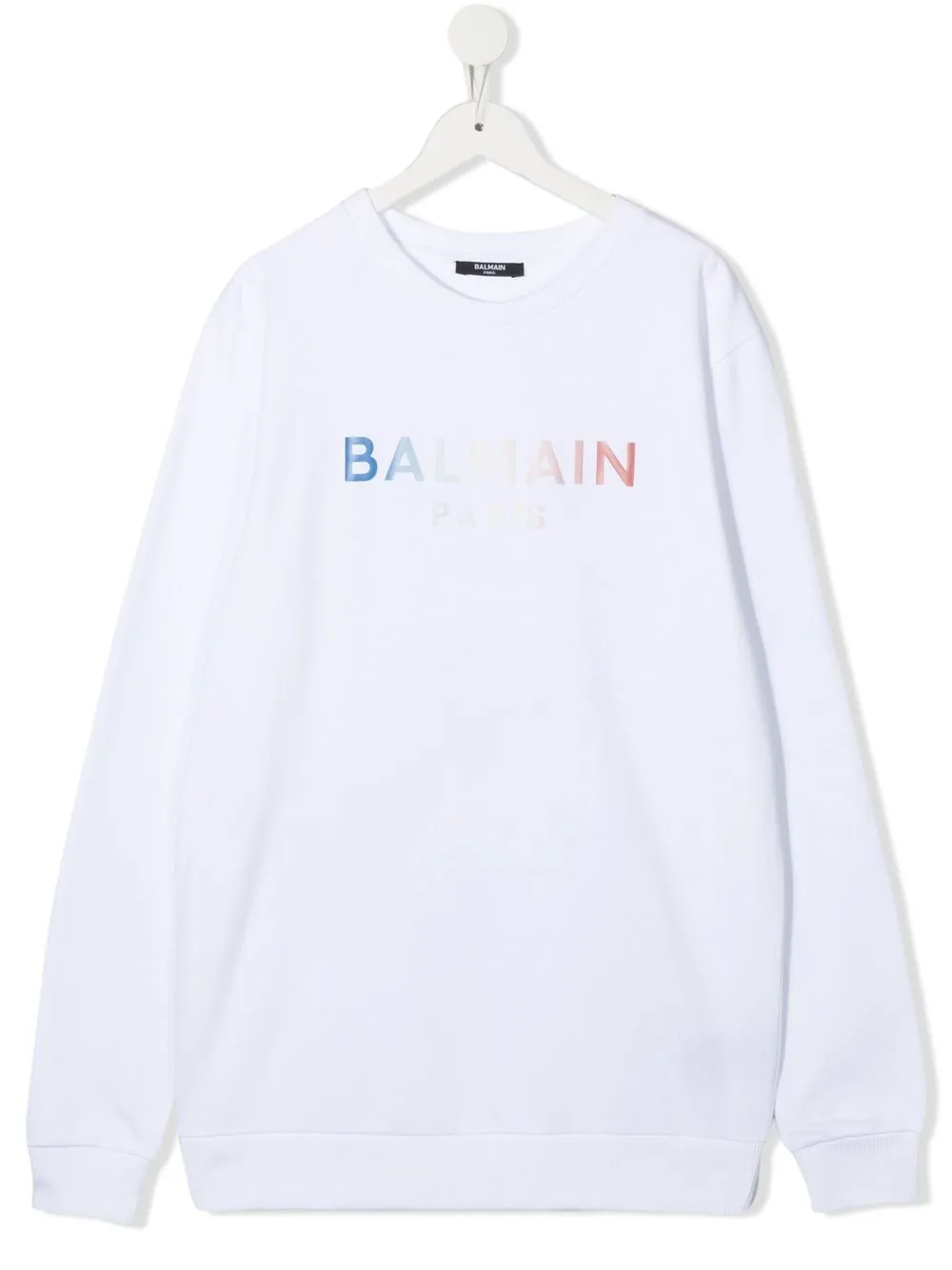 

Толстовка с логотипом Balmain Kids, белый