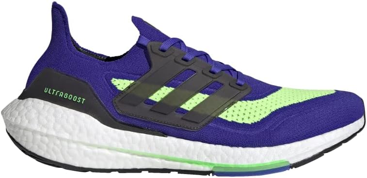 Мужские кроссовки Adidas Ultraboost 21, черный/зеленый — фото 2