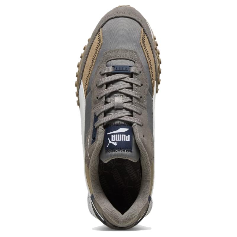 PUMA Блктоп Райдер 'Каст Айрон Уайт' — серо-коричневый/белый, цвет Gray Brown/White — фото 4