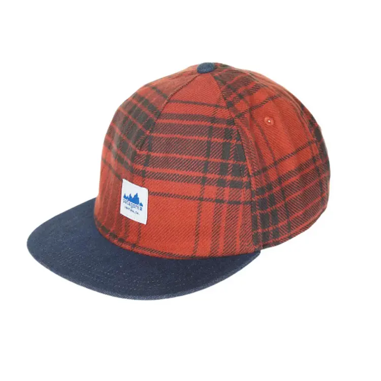 

Patagonia Кепка в клетку из джинсовой ткани, Orange